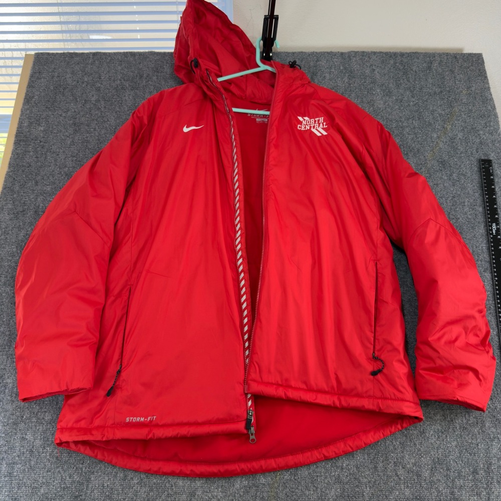 Nike Storm-Fit North Central Insulated Hooded Jacket Red Size 3XL